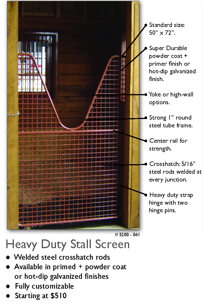 stall screen